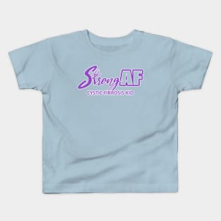 Strong AF Cystic Fibrosis Kid Kids T-Shirt